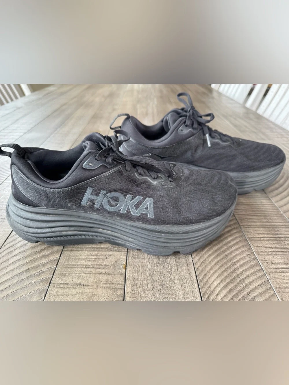Hoka - HOKA One One Gaviota 5 Black Running Shoe Men’s Size 10 2E (Wide)